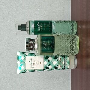 Bath & Body Works GINGHAM FRESH 3 Piece Body Care Bundle Set